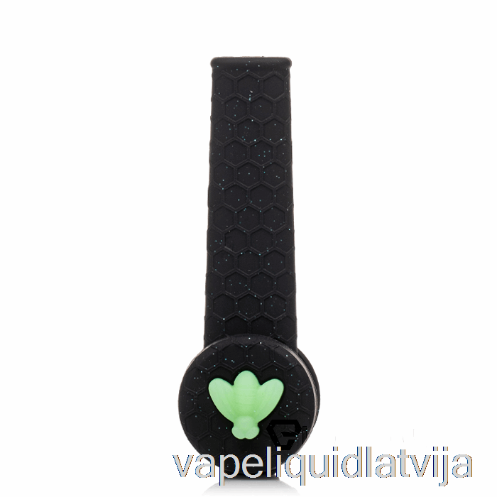 Stratus Trio Silikona Caurule Shiny Panther (glitter Black / Uv Green Bee) Vape šķidrums